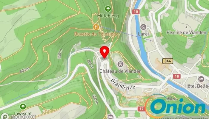 Kaart vun Restaurant Le Chatelain Restaurant zu Vianden