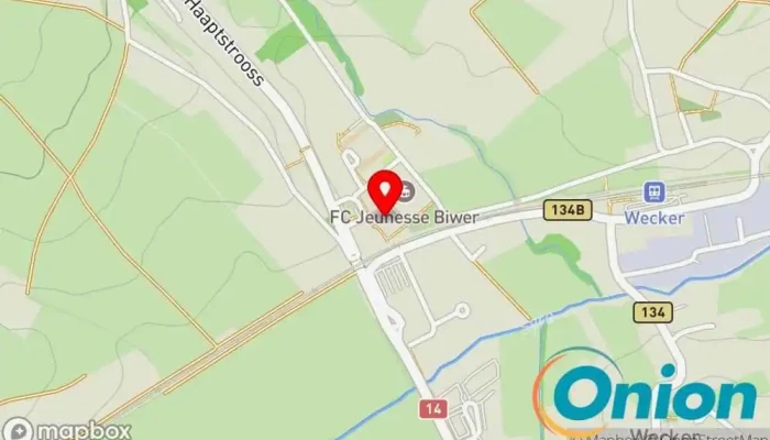 Kaart vun Schwimmbad Biwer Schwimmbad zu Biwer