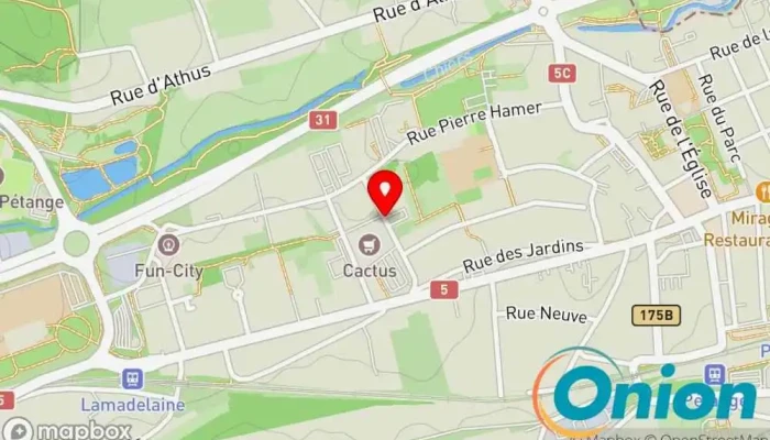 Kaart vun Serrurier SLP  zu Pétange
