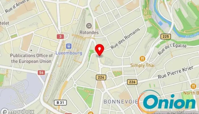Kaart vun Service Krank Kanner Doheem - garde d'enfants malades à domicile Vereinigung / Organisation zu Luxemburg