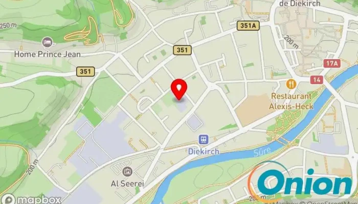 Kaart vun Service technique Gemeindeverwaltungsamt zu Diekirch