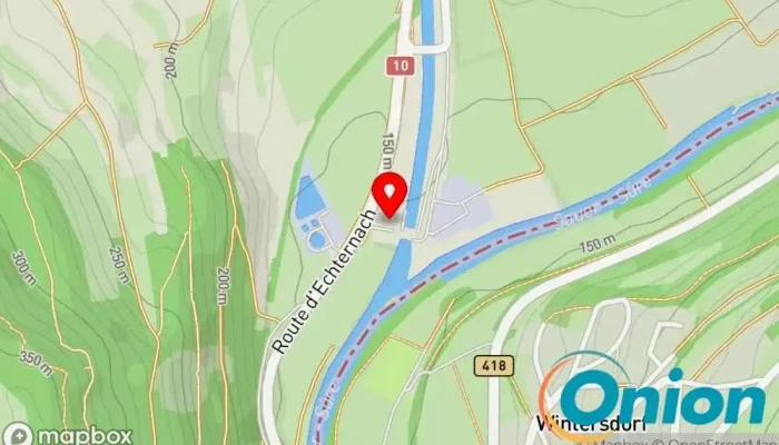 Kaart vun Soler Centrale Hydroélectrique de Rosport E-Werk zu Rosport-Mompach