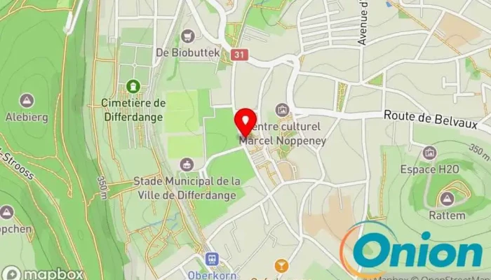 Kaart vun Solidotel Gemeinsam genutzte gewerbliche Küche zu Differdange