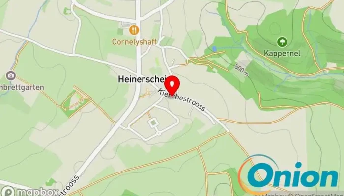 Kaart vun Succursale luxembourgeoise de S.L. Amel succursale Sanitärinstallateur zu Clerf