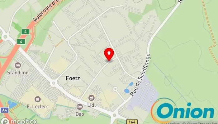 Kaart vun Sustainwater Kläranlage zu Monnerich