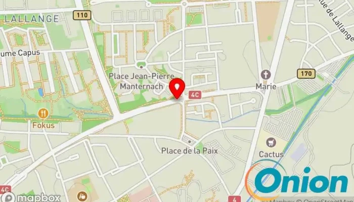 Kaart vun SWIO Charging Station Ladestation für Elektrofahrzeuge zu Esch an der Alzette