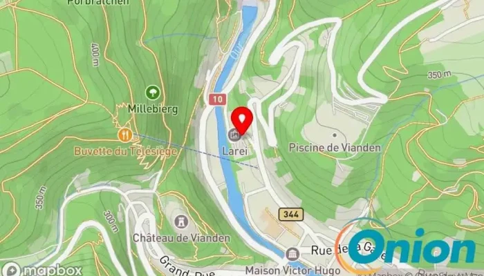Kaart vun SWIO Charging Station Ladestation für Elektrofahrzeuge zu Vianden