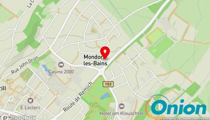 Kaart vun TIP TOP SERVICE Elektrofachmarkt zu Bad Mondorf