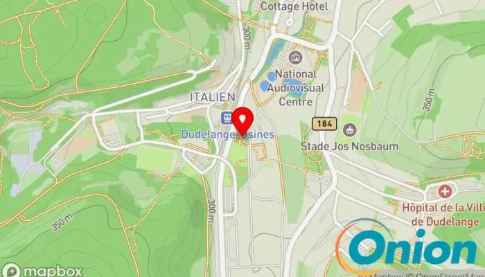 Kaart vun Urban Garden NeiSchmelz Garten zu Dudelange