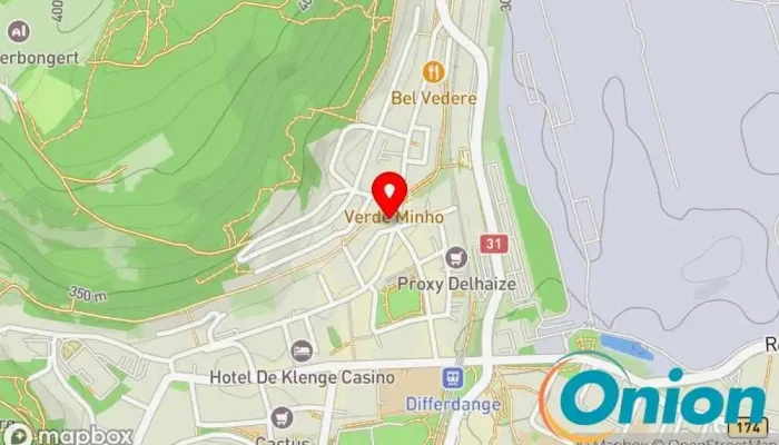 Kaart vun Via Nettoyage Reinigungsdienst, Hausreinigungsdienst, Schneeräumdienst, Fensterreinigungsdienst zu Differdange