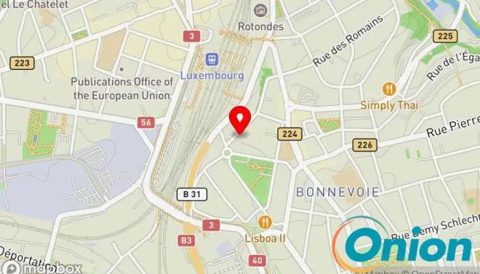 Kaart vun VP LUX - Vente et installation de panneaux solaires photovoltaïques Solarenergie-Unternehmen, Elektriker zu Luxemburg