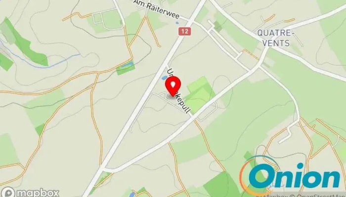Kaart vun Wasserwerke der Esch-sur-Sûre-Talsperre Wasserversorgungsunternehmen zu Esch-Sauer