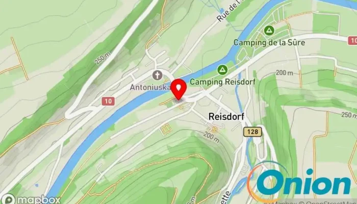 Kaart vun WC Publique Öffentliche Toilette zu Reisdorf