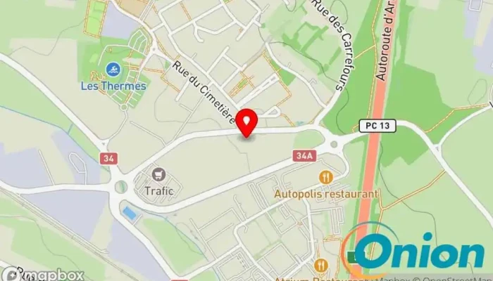 Kaart vun Weishaupt Luxembourg Sàrl Heizungsanlagenanbieter zu Bertrange